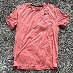 Nike Salmon Colored Short Sleeve Tee for Active Comfort